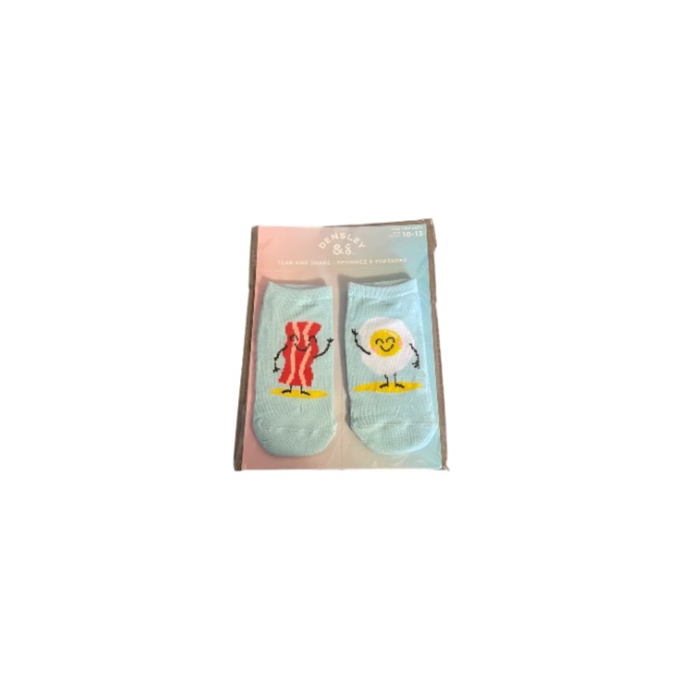 🆕 DENSLEY & CO Bacon and Egg Socks - Children’s Size 10 to 13